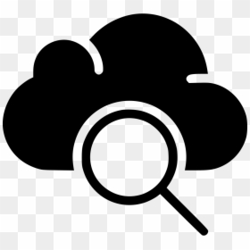 Cloud Transfer Icon Png, Transparent Png - search icon png transparent