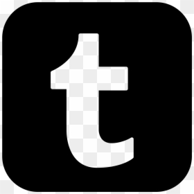 Transparent Tumblr Clipart - Icon Black And White, HD Png Download - icon png transparent background