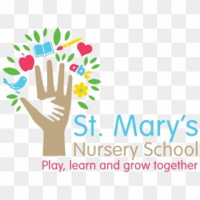 St Marys Nursery Logo Png File - Nursery School Logo Png, Transparent Png - childcare png