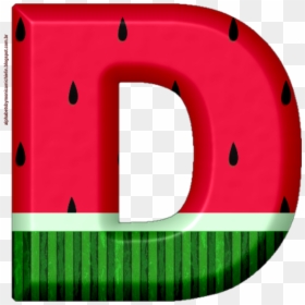 0 Watermelon Alphabet X, HD Png Download - d.png