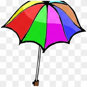 Umbrella Clipart Umbrella Clipart I Love Rainbows Pinterest - Umbrella Rain Clip Art, HD Png Download - pinterest.png