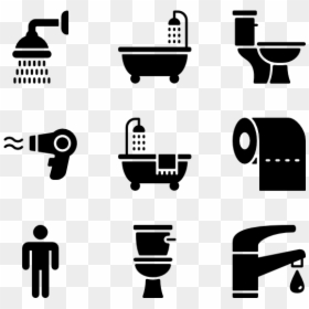 Higiene Icon Packs, HD Png Download - restroom icon png