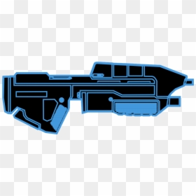 Transparent Assault Rifle Clipart - Halo 3 Assault Rifle, HD Png Download - halo icon png