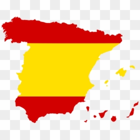 Spain Map Png - Spain Flag On Map, Transparent Png - map transparent png