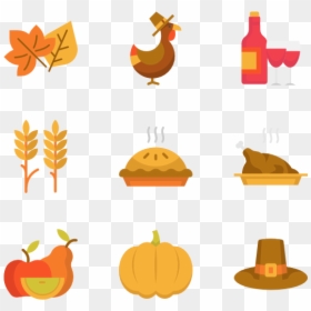 Thanksgiving Flat Icon, HD Png Download - thanksgiving icon png