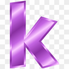 Clipart Letters Purple, HD Png Download - k on png