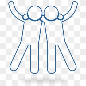 Icon Two Friends Hugging, HD Png Download - friendship icon png