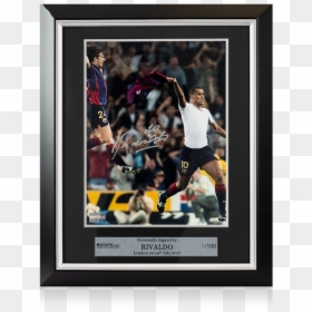 Rivaldo Bicycle Kick Vs Valencia, HD Png Download - celebrate icon png