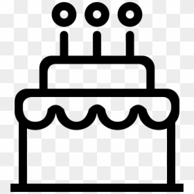 Birthday [conversion] - Happy Birthday Cake Icon, HD Png Download - single birthday candle png