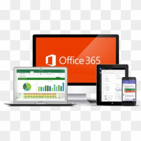 Office 365 Shown On Multiple Types Of Devices - Office 365 Devices, HD Png Download - office 365 png