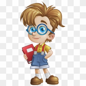 Escola & Formatura Children Clipart, School Clipart, - Boy Character, HD Png Download - school children png