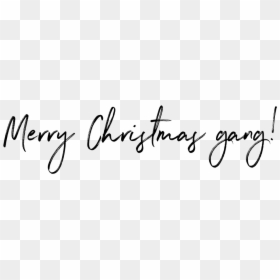 Merry-xmas - Calligraphy, HD Png Download - merry xmas png