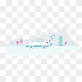 City Car, HD Png Download - green car png