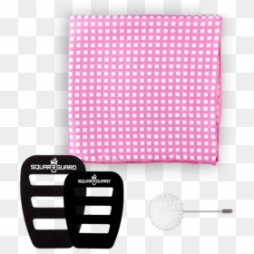 Pink Checkered Square And Snow Lapel Pin 1 & 1 Set - Quadro De Medalhas Da Copa De 1954, HD Png Download - squar png