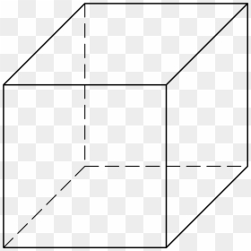 Cube Shape Free On - Rectangular Prism Black And White Png, Transparent Png - squar png