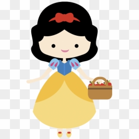 Branca De Neve Cute - Snow White And The Seven Dwarfs Baby Clipart, HD Png Download - princess clipart png