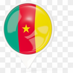 White Pointer With Flag - Emblem, HD Png Download - cameroon flag png
