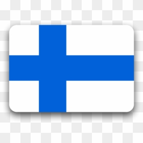 Finland Flag - De Que Pais Es El Codigo 00358, HD Png Download - finland flag png