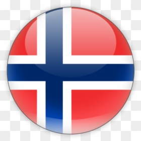 Norway Flag In Circle, HD Png Download - finland flag png