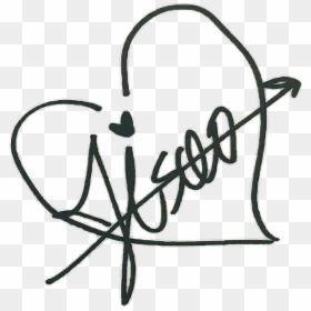 Jisoo Blackpinkjisoo Blackpink Blink Signature Signatur - Blackpink Jisoo Signature Png, Transparent Png - autograph png
