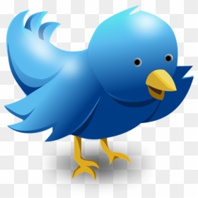 Use Twitter To Get More Tourists - Cartoon Twitter Bird, HD Png Download - tourists png