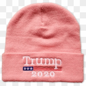Free Trump 2020 Pink Winter Beanie - Beanie, HD Png Download - christmas hat png tumblr