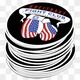 Breitbart Fight Club Usa Champs Sticker - Emblem, HD Png Download - fight club png