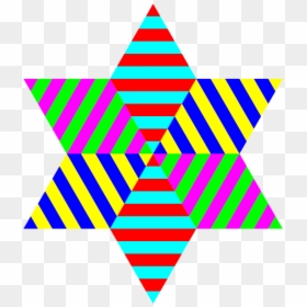 Hexagram Triangle Stripes Png Images - Stripes In Circle Png, Transparent Png - racing stripe png