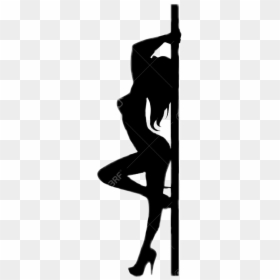 #silhouette #stripper #sexy #exotic #dancer #poledancer - Silhouette Transparent Pole Dancer, HD Png Download - sexy silhouettes png