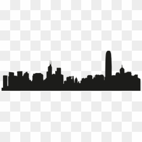 Hong Kong Skyline Clip Art Silhouette Illustration - Hong Kong Skyline Graphic, HD Png Download - hong kong png