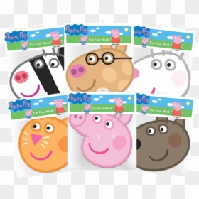 Peppa Pig Friends Six, HD Png Download - peppa pig clipart png