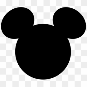 Faça Voce Mesma Convite Minnie Vermelha ♥ - Mickey Mouse Head Silhouette, HD Png Download - minnie vermelha png