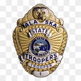 Alaska State Troopers Badge, HD Png Download - arrested png