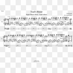 Sheet Music, HD Png Download - mario toad png
