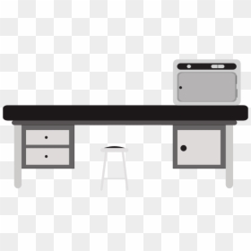 Scientific Desk Medium Image - Lab Table Clipart, HD Png Download - desk.png