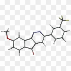 Frédérick"s Mao-b Inhibitor Number 2d With Tube Model - Draw The Product Of Cyclopentadiene And Cyclopentadiene, HD Png Download - png tube