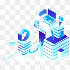 Smart City Illustration Isometric, HD Png Download - intro png