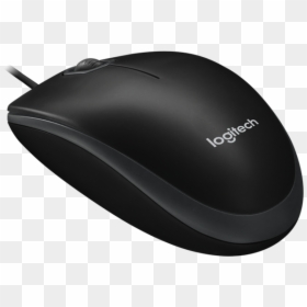 B100 Optical Usb Mouse - Logitech B110 Optical Usb Mouse, HD Png Download - white mouse png