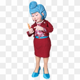 Bessie Busybody On Her Phone - Lazytown Bessie, HD Png Download - lazy town png