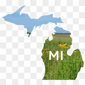Michigan Map Vector, HD Png Download - firebreak png