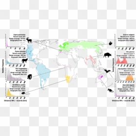 Geographic Range Examples, HD Png Download - map point png