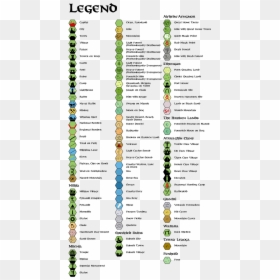 Additional Gimp Hex Brushes - D&d Map Legend, HD Png Download - map point png