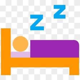 Bed Icon Download - Sleep Icon, HD Png Download - sleeping icon png