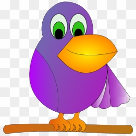 Cute Parrot Transparent Png - Purple Parrot Clipart, Png Download - cute transparent png
