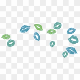 #lips #blue #green #confetti - Emblem, HD Png Download - green confetti png
