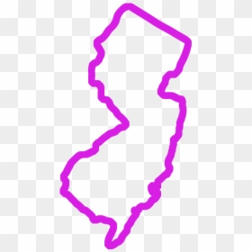 Southhampton, New Jersey - New Jersey Outline, HD Png Download - state outlines png