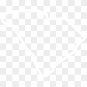 White South Carolina State Outline Png, Transparent Png - state outlines png