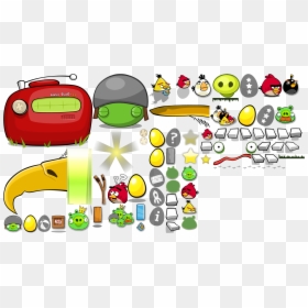 Image Golden Eggs Sheet 1 Png Angry Birds Wiki Fandom - Angry Birds Seasons Png, Transparent Png - gold egg png