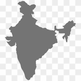 Indian Map Vrctor - India Map Vector Png, Transparent Png - india map outline png