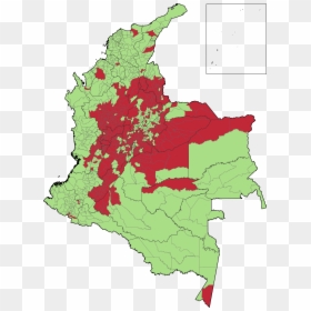 Colombia Municipalities, HD Png Download - mapa colombia png